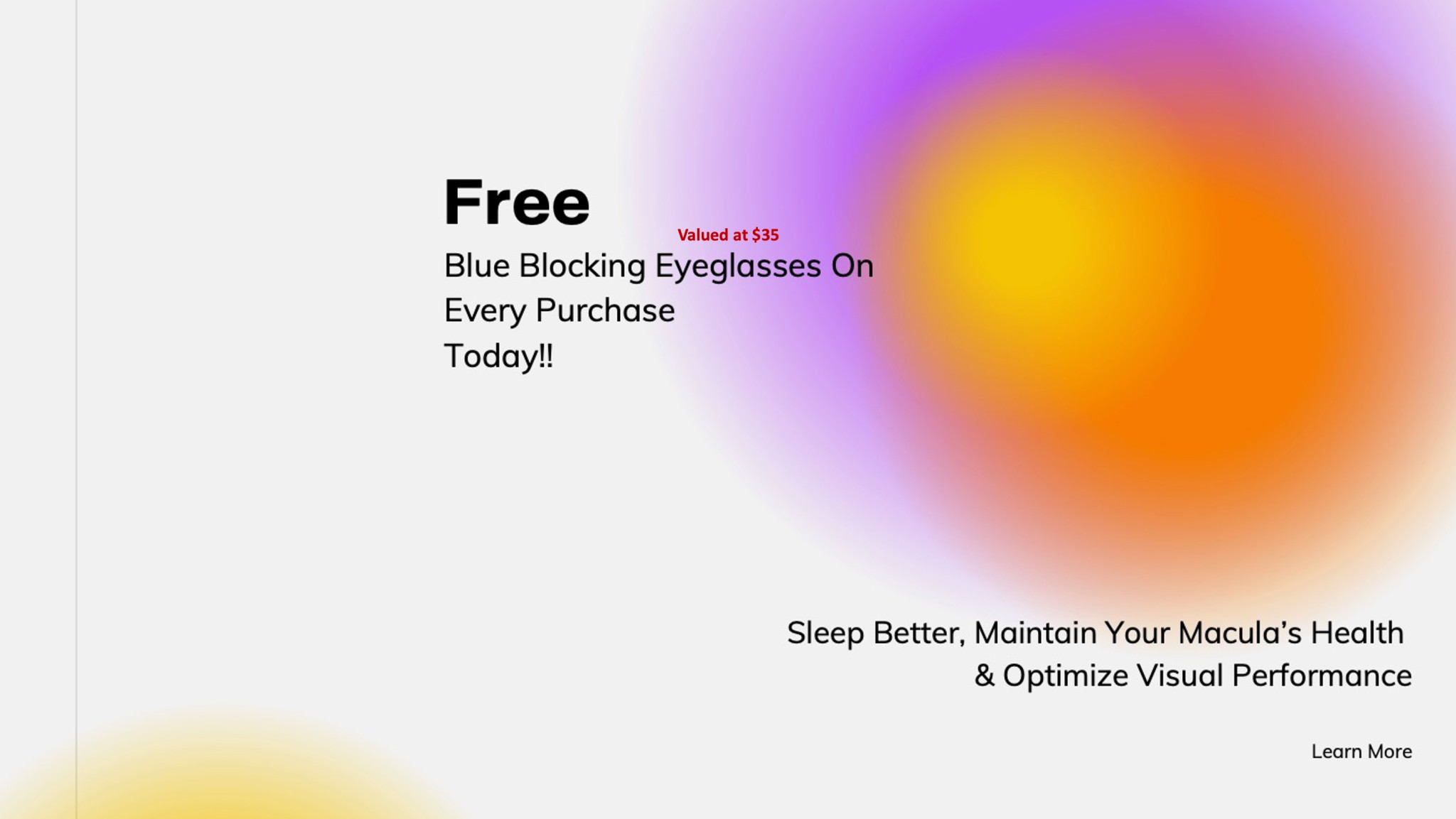 Free Blue Blocker Glasses
